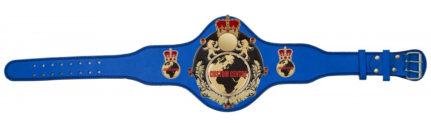 QUEENSBURY PLT LEATHER CUSTOM CHAMPIONSHIP BELT - PLTQUEEN/B/G/CUSTOM - AVAILABLE IN 4 COLOURS